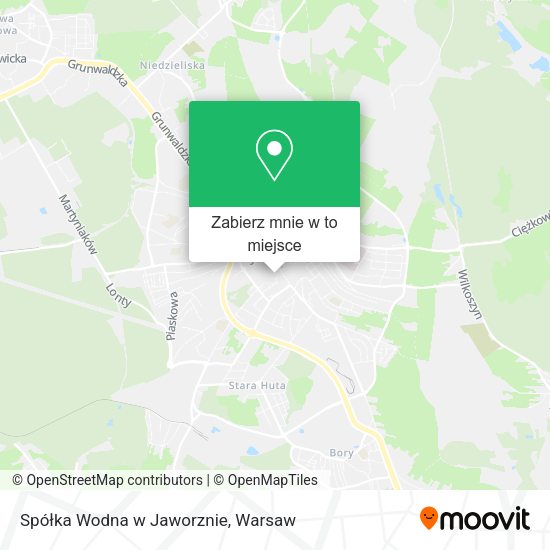 Mapa Spółka Wodna w Jaworznie