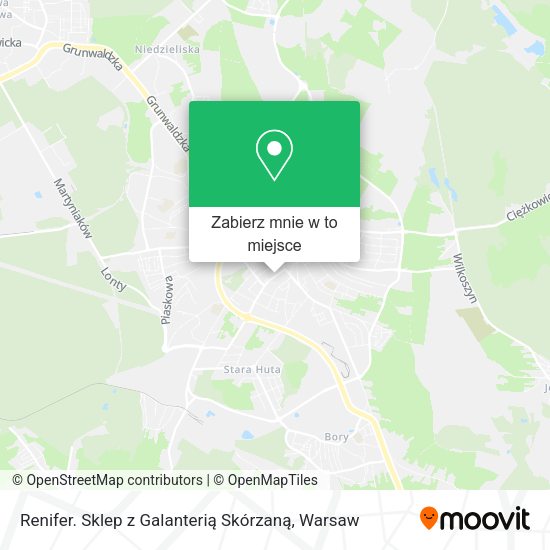 Mapa Renifer. Sklep z Galanterią Skórzaną