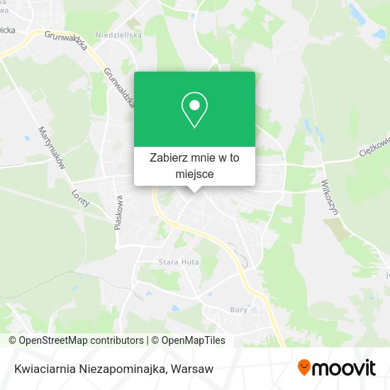 Mapa Kwiaciarnia Niezapominajka