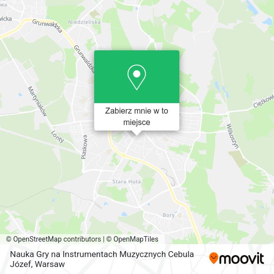 Mapa Nauka Gry na Instrumentach Muzycznych Cebula Józef