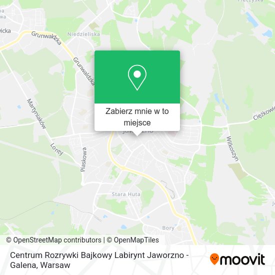 Mapa Centrum Rozrywki Bajkowy Labirynt Jaworzno - Galena