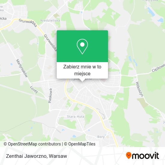 Mapa Zenthai Jaworzno