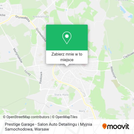 Mapa Prestige Garage - Salon Auto Detailingu i Myjnia Samochodowa