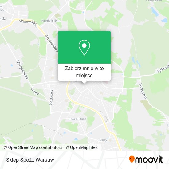 Mapa Sklep Spoż.