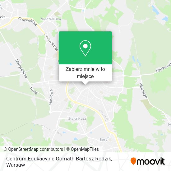 Mapa Centrum Edukacyjne Gomath Bartosz Rodzik