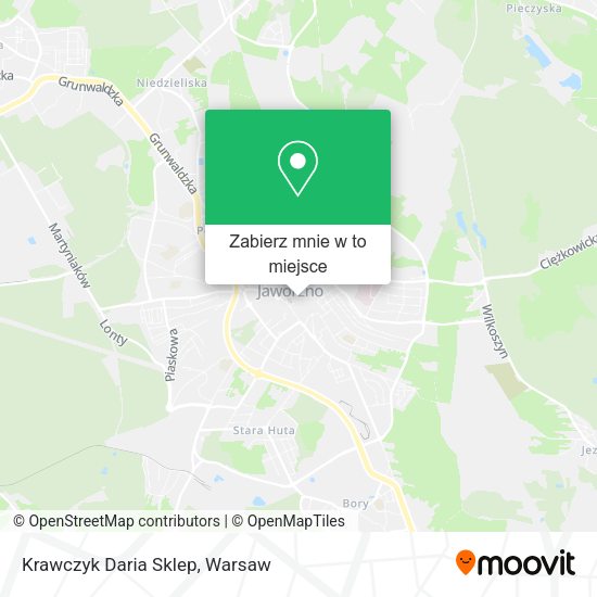 Mapa Krawczyk Daria Sklep