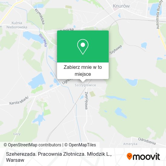 Mapa Szeherezada. Pracownia Złotnicza. Młodzik L.