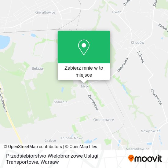 Mapa Przedsiebiorstwo Wielobranzowe Uslugi Transportowe