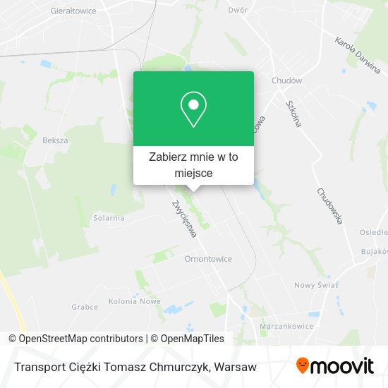 Mapa Transport Ciężki Tomasz Chmurczyk