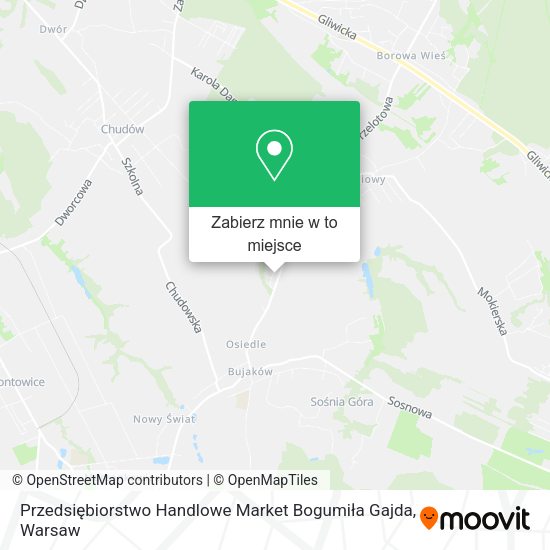 Mapa Przedsiębiorstwo Handlowe Market Bogumiła Gajda