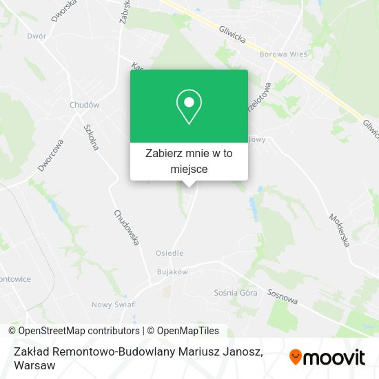 Mapa Zakład Remontowo-Budowlany Mariusz Janosz