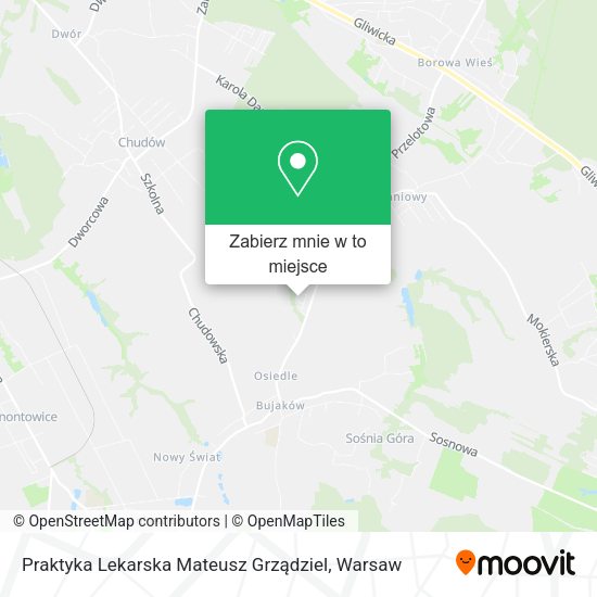 Mapa Praktyka Lekarska Mateusz Grządziel