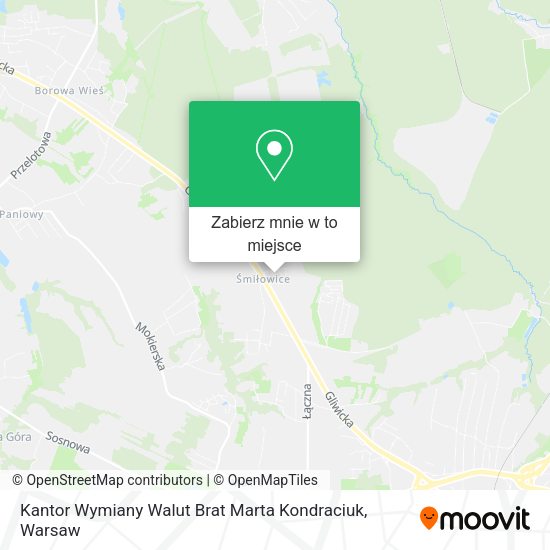 Mapa Kantor Wymiany Walut Brat Marta Kondraciuk