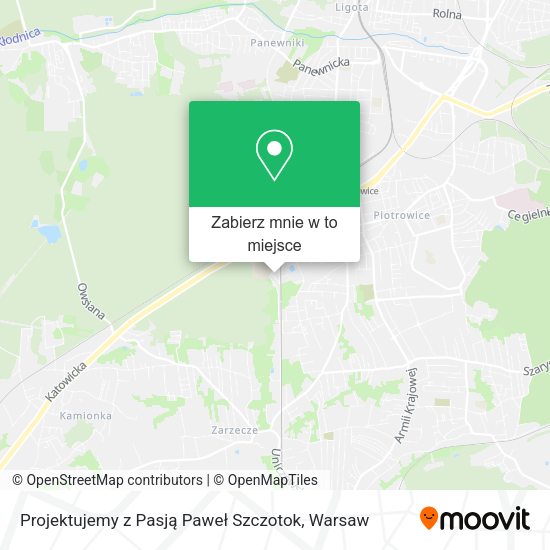 Mapa Projektujemy z Pasją Paweł Szczotok