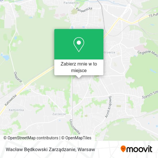 Mapa Wacław Będkowski Zarządzanie