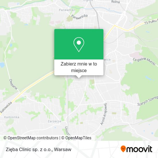 Mapa Zięba Clinic sp. z o.o.