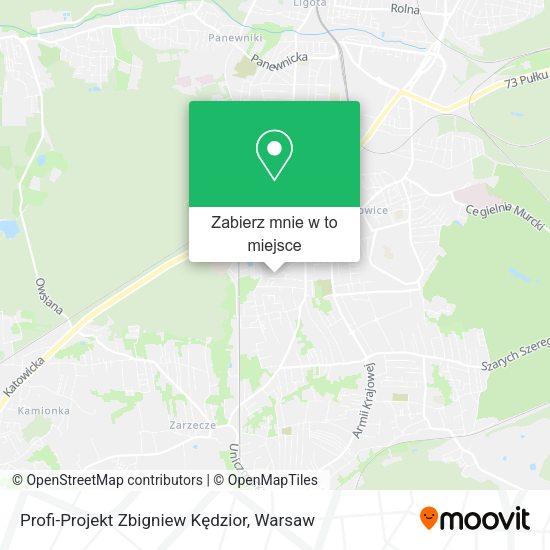 Mapa Profi-Projekt Zbigniew Kędzior