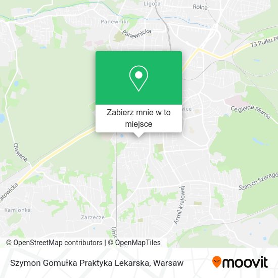 Mapa Szymon Gomułka Praktyka Lekarska