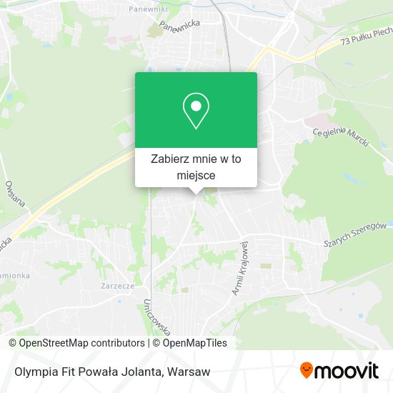 Mapa Olympia Fit Powała Jolanta