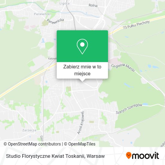 Mapa Studio Florystyczne Kwiat Toskanii