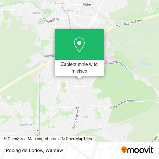 Mapa Pociąg do Lodów