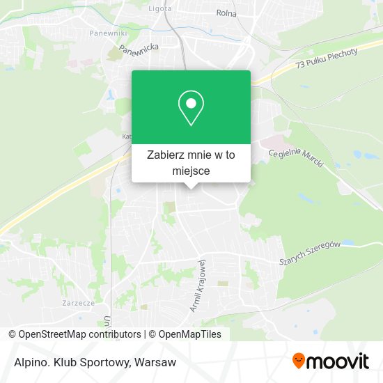 Mapa Alpino. Klub Sportowy