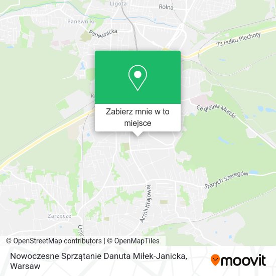 Mapa Nowoczesne Sprzątanie Danuta Miłek-Janicka