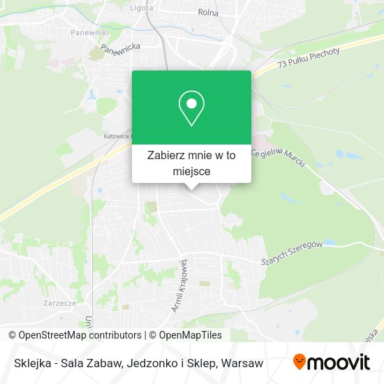 Mapa Sklejka - Sala Zabaw, Jedzonko i Sklep