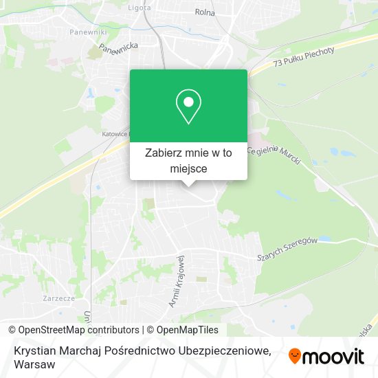 Mapa Krystian Marchaj Pośrednictwo Ubezpieczeniowe