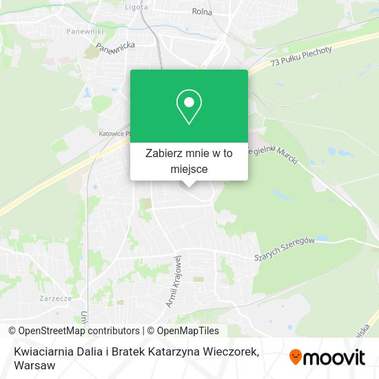 Mapa Kwiaciarnia Dalia i Bratek Katarzyna Wieczorek