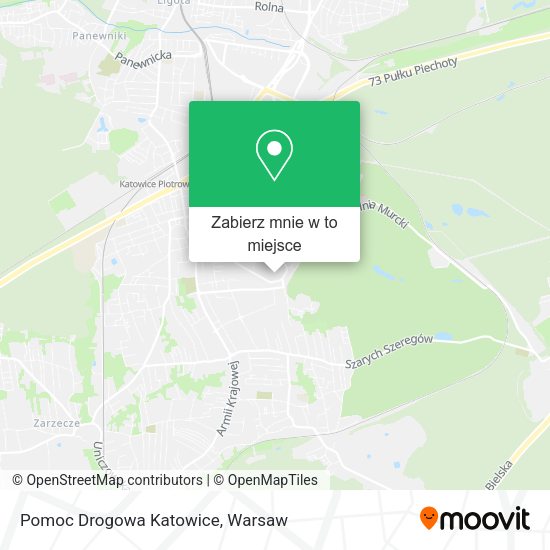 Mapa Pomoc Drogowa Katowice