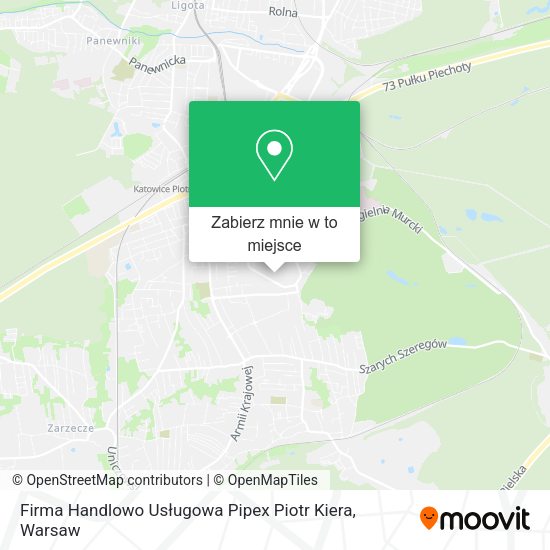 Mapa Firma Handlowo Usługowa Pipex Piotr Kiera