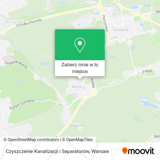 Mapa Czyszczenie Kanalizacji i Separatorów