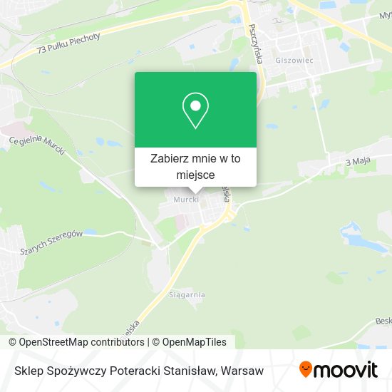 Mapa Sklep Spożywczy Poteracki Stanisław