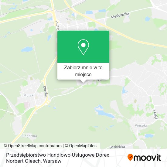 Mapa Przedsiębiorstwo Handlowo-Usługowe Dorex Norbert Olesch