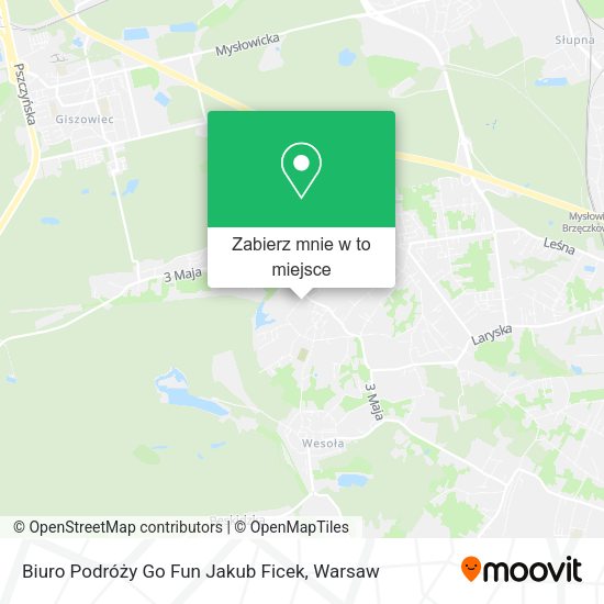 Mapa Biuro Podróży Go Fun Jakub Ficek