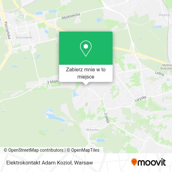 Mapa Elektrokontakt Adam Kozioł