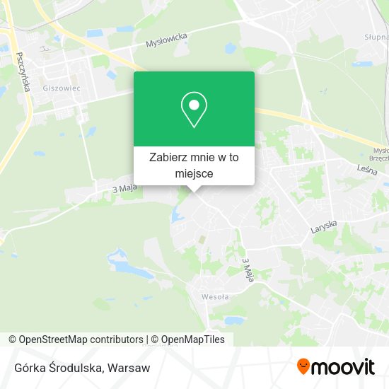 Mapa Górka Środulska