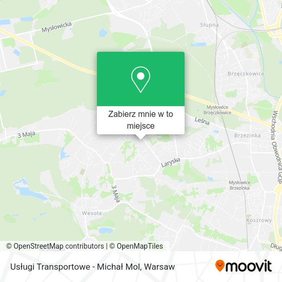 Mapa Usługi Transportowe - Michał Mol