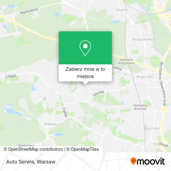 Mapa Auto Serwis