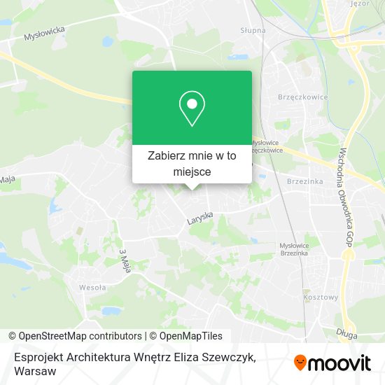 Mapa Esprojekt Architektura Wnętrz Eliza Szewczyk