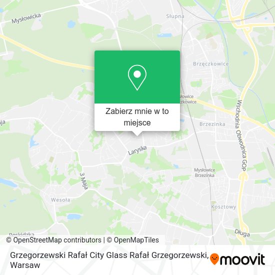 Mapa Grzegorzewski Rafał City Glass Rafał Grzegorzewski