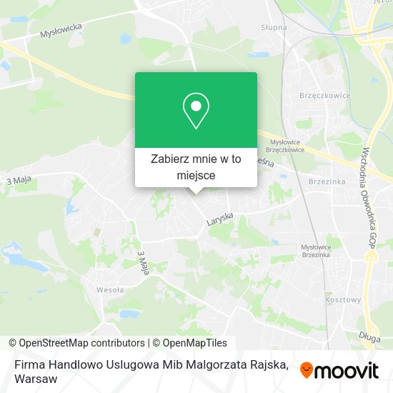 Mapa Firma Handlowo Uslugowa Mib Malgorzata Rajska