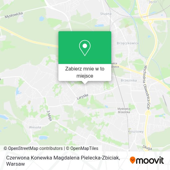 Mapa Czerwona Konewka Magdalena Pielecka-Zbiciak