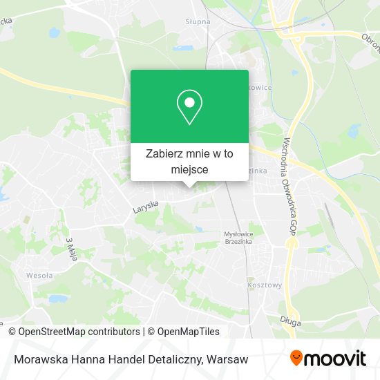 Mapa Morawska Hanna Handel Detaliczny