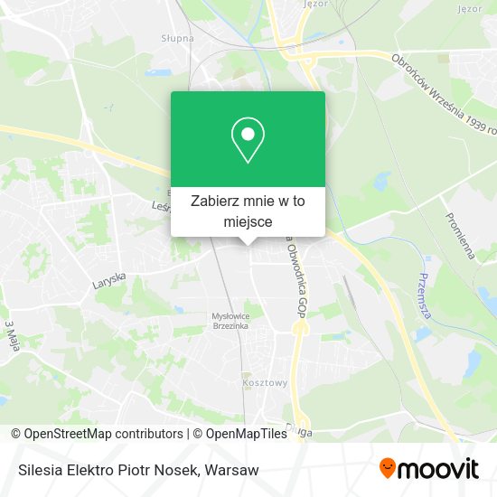 Mapa Silesia Elektro Piotr Nosek