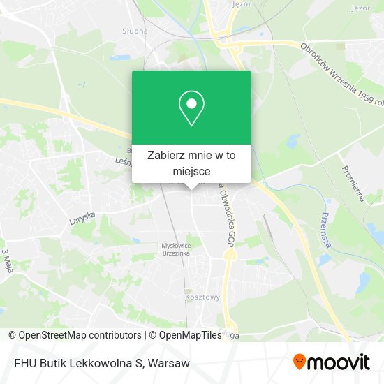 Mapa FHU Butik Lekkowolna S