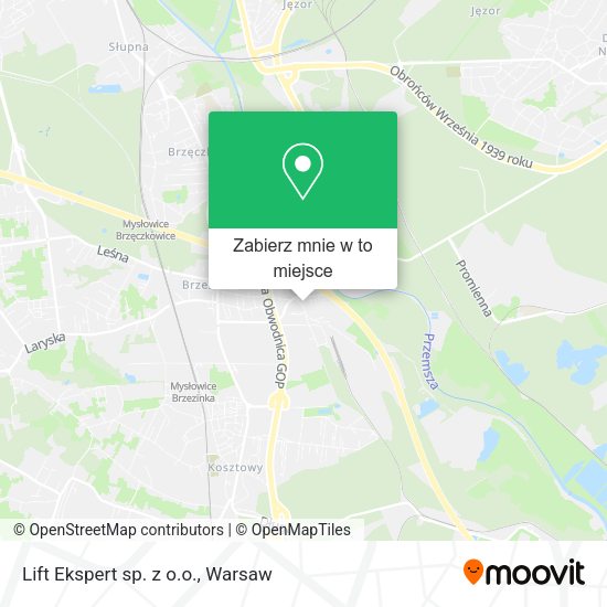 Mapa Lift Ekspert sp. z o.o.