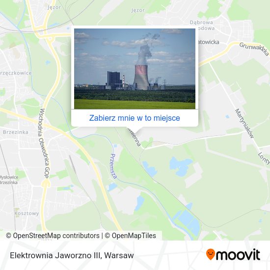 Mapa Elektrownia Jaworzno III