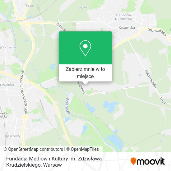 Mapa Fundacja Mediów i Kultury im. Zdzisława Krudzielskiego